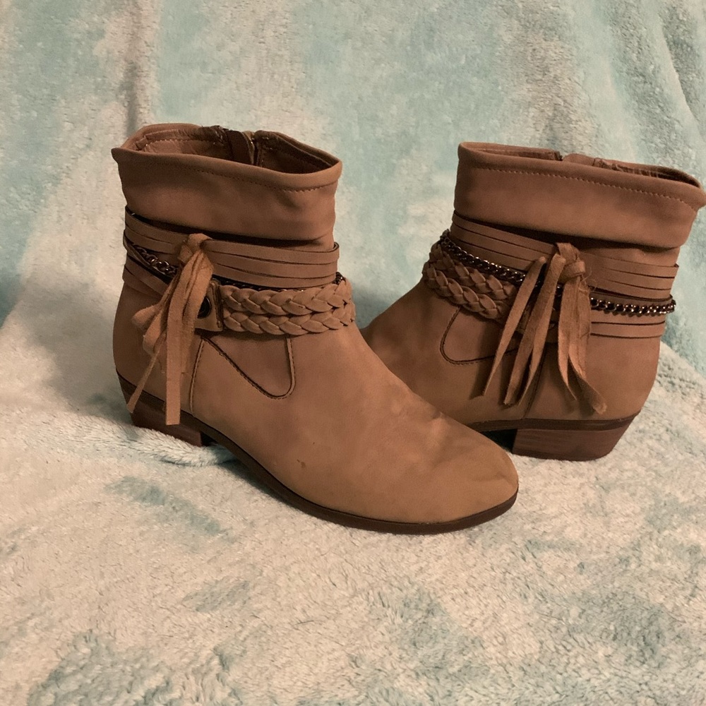 Tan Booties for girls